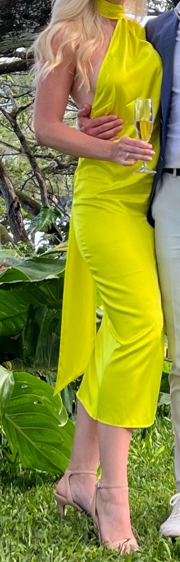 Style Marissa Silk SER.O.YA Size M Prom High Neck Satin Green Cocktail Dress on Queenly