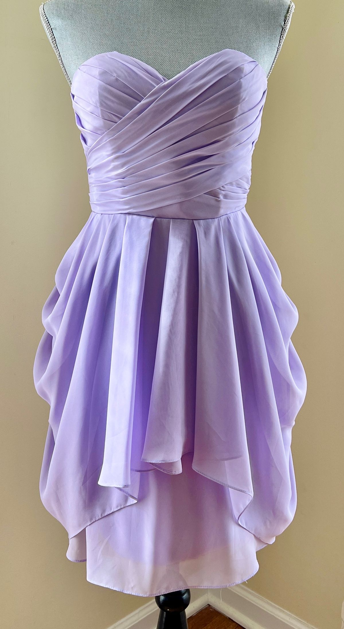 Light in the box Size 4 Prom Strapless Purple Cocktail Dress on Queenly