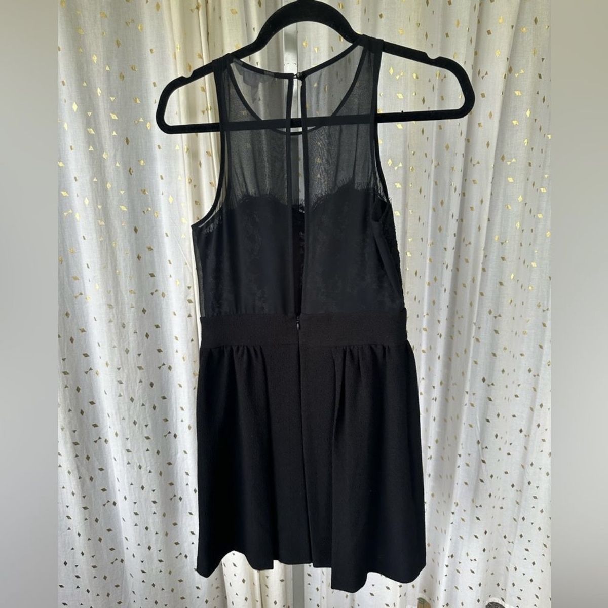 BCBG Size 2 Wedding Guest Lace Black Cocktail Dress on Queenly