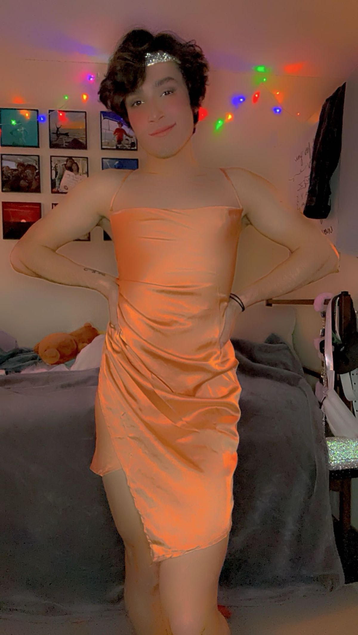 BaddieVille Size S Prom Orange Cocktail Dress on Queenly