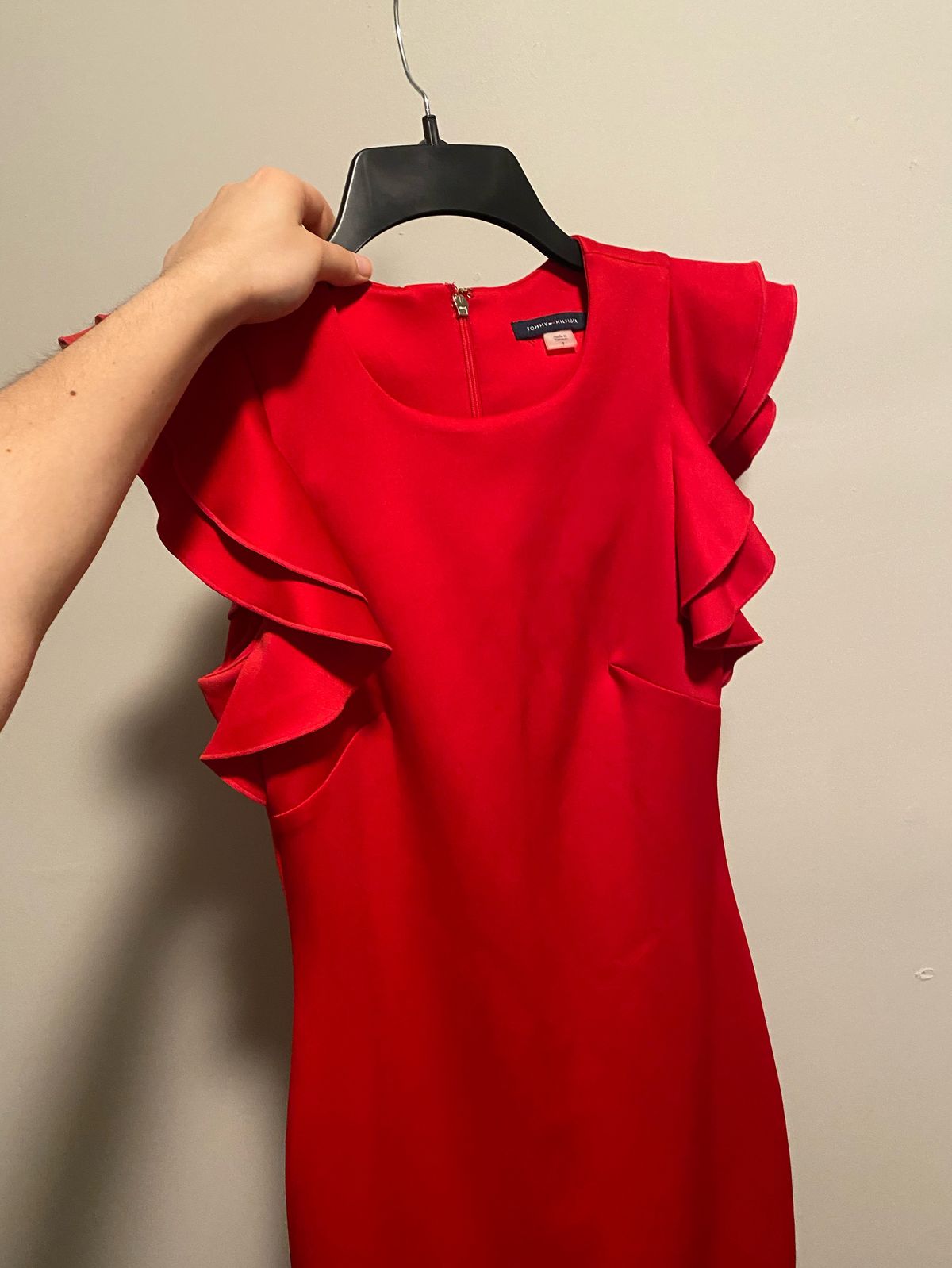 Tommy hilfiger Size 2 Red Cocktail Dress on Queenly