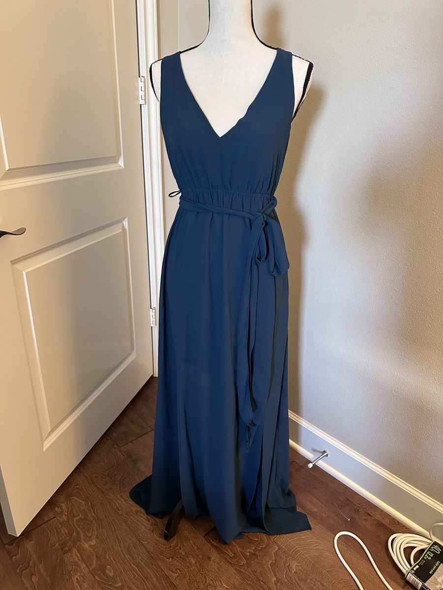 Baltic Born Size 4 Blue Side Slit Dress on Queenly