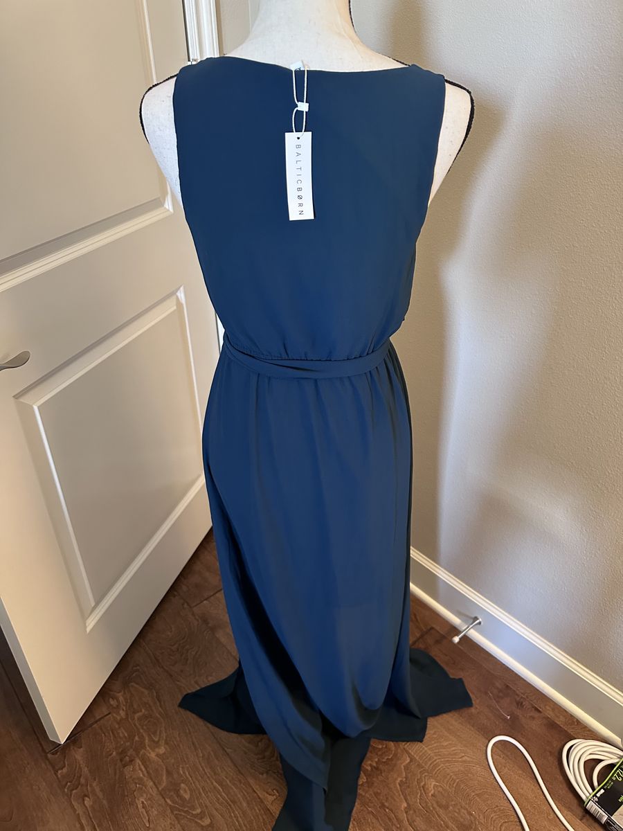 Baltic Born Size 4 Blue Side Slit Dress on Queenly