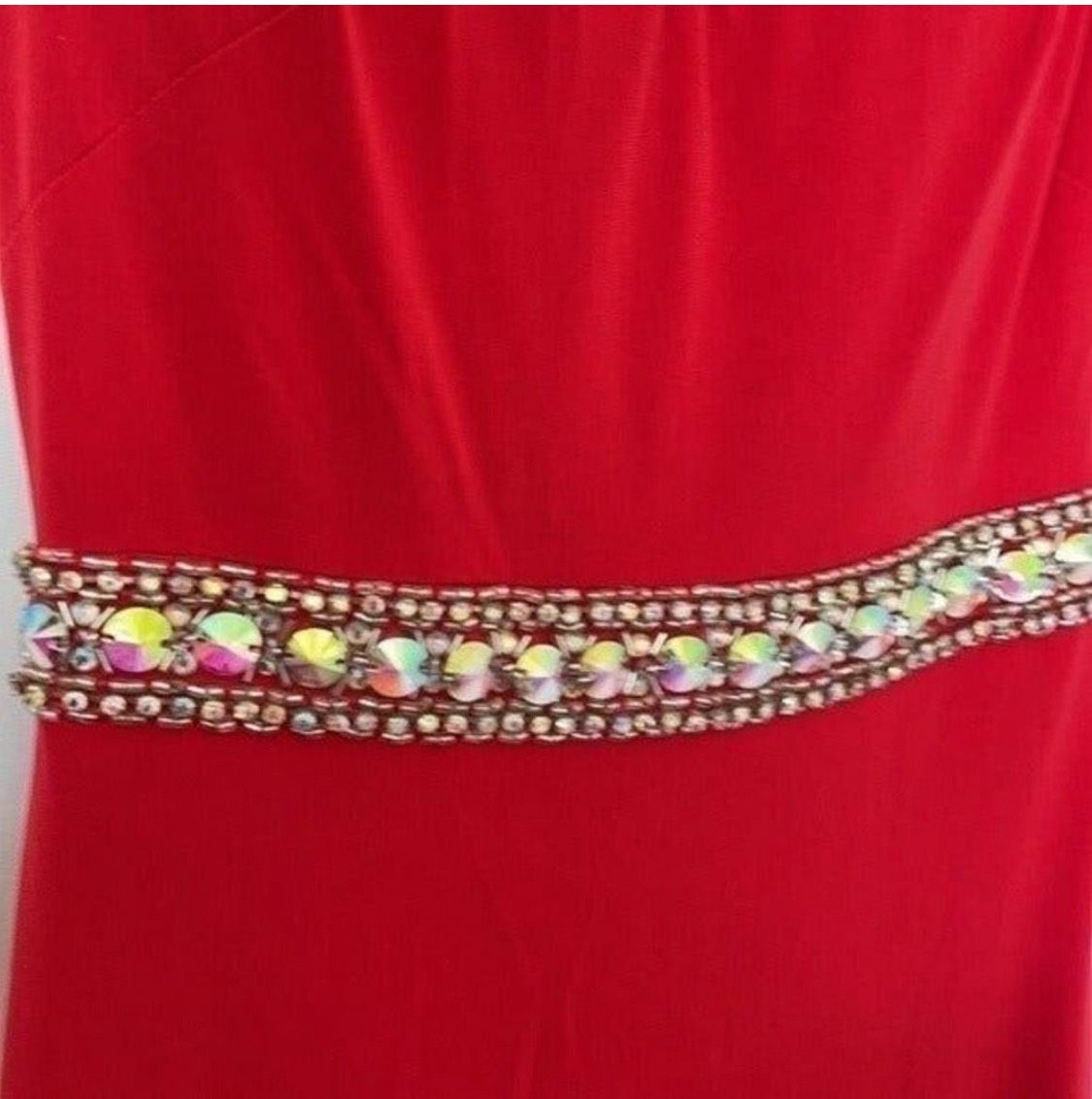 Clarisse Size 0 Prom High Neck Red Cocktail Dress on Queenly