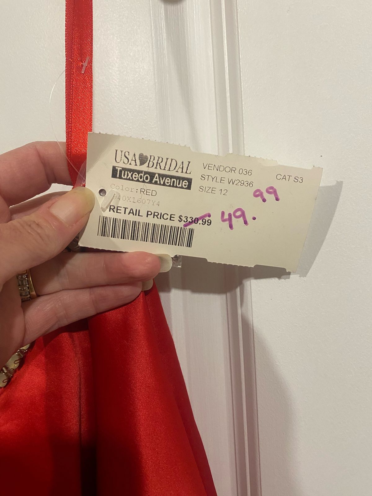 Size 12 Red Cocktail Dress on Queenly