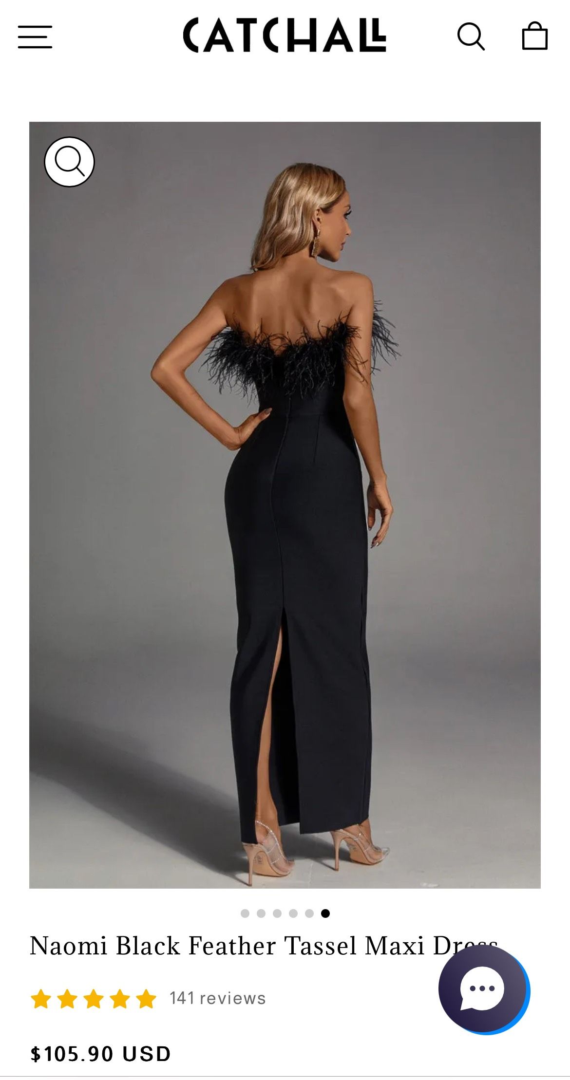 Size S Prom Strapless Black Cocktail Dress on Queenly