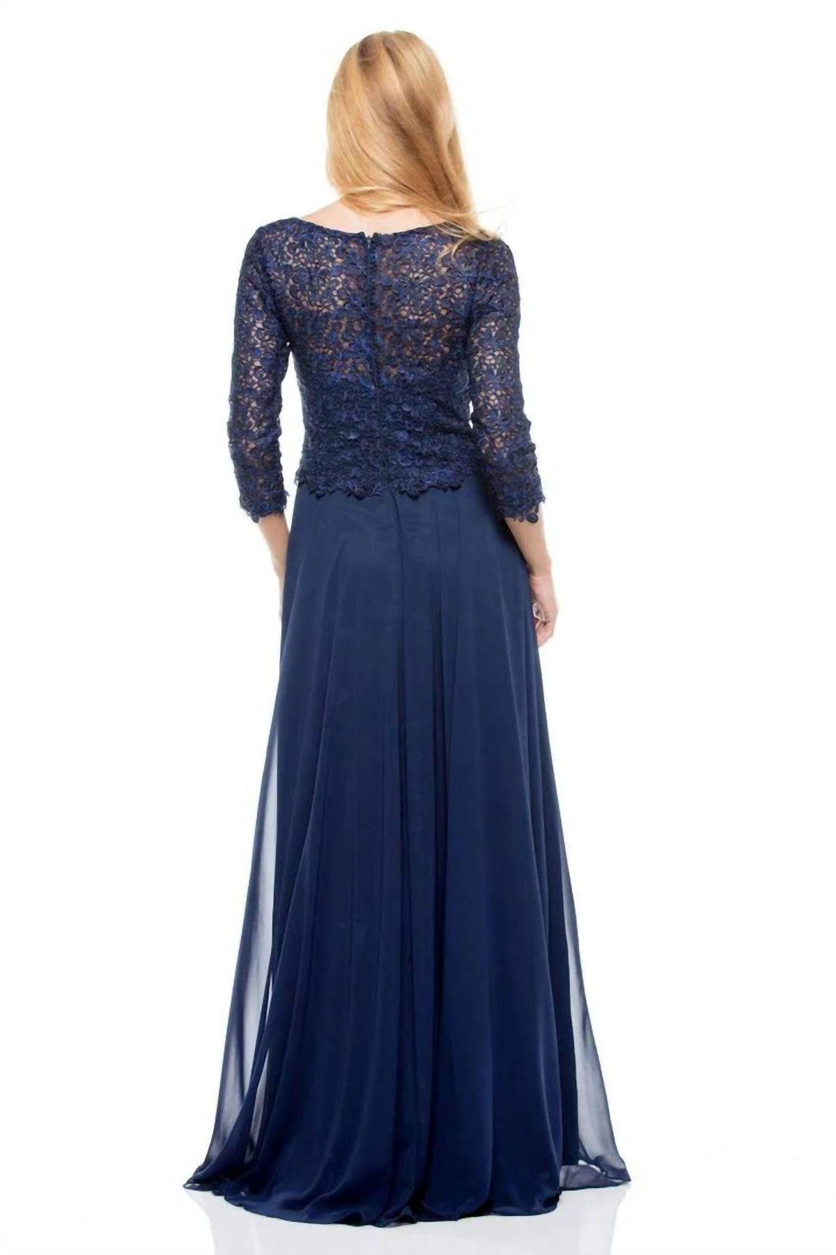 Style 1-1288021745-397 Marsoni by Colors Size 14 Blue Floor Length Maxi on Queenly