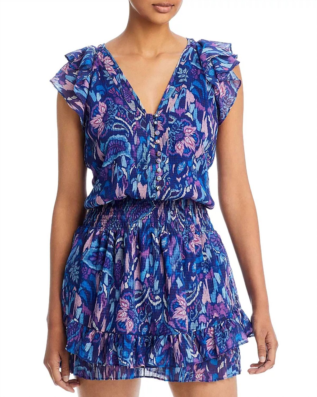 Style 1-1339324158-3855 Ramy Brook Size XS Blue Cocktail Dress on Queenly