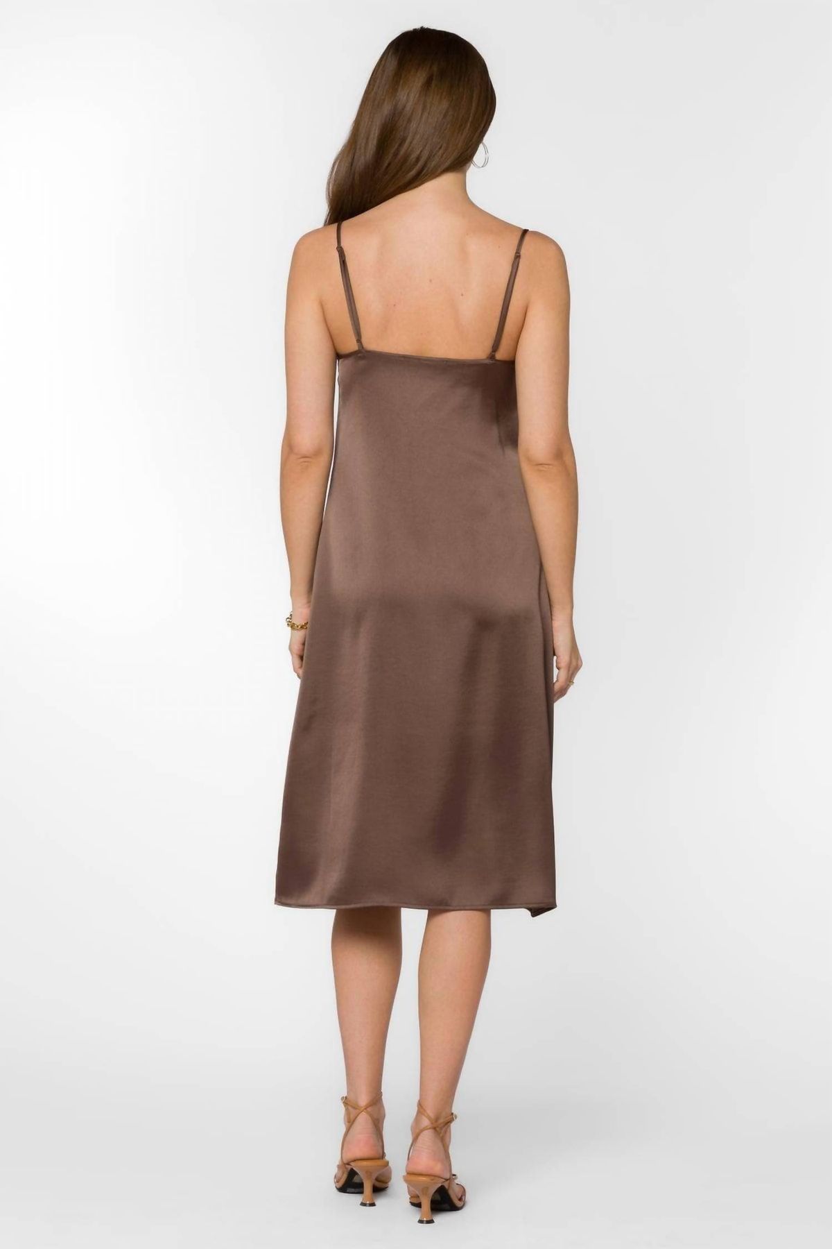 Style 1-1432027369-2791 Velvet Heart Size L Brown Cocktail Dress on Queenly