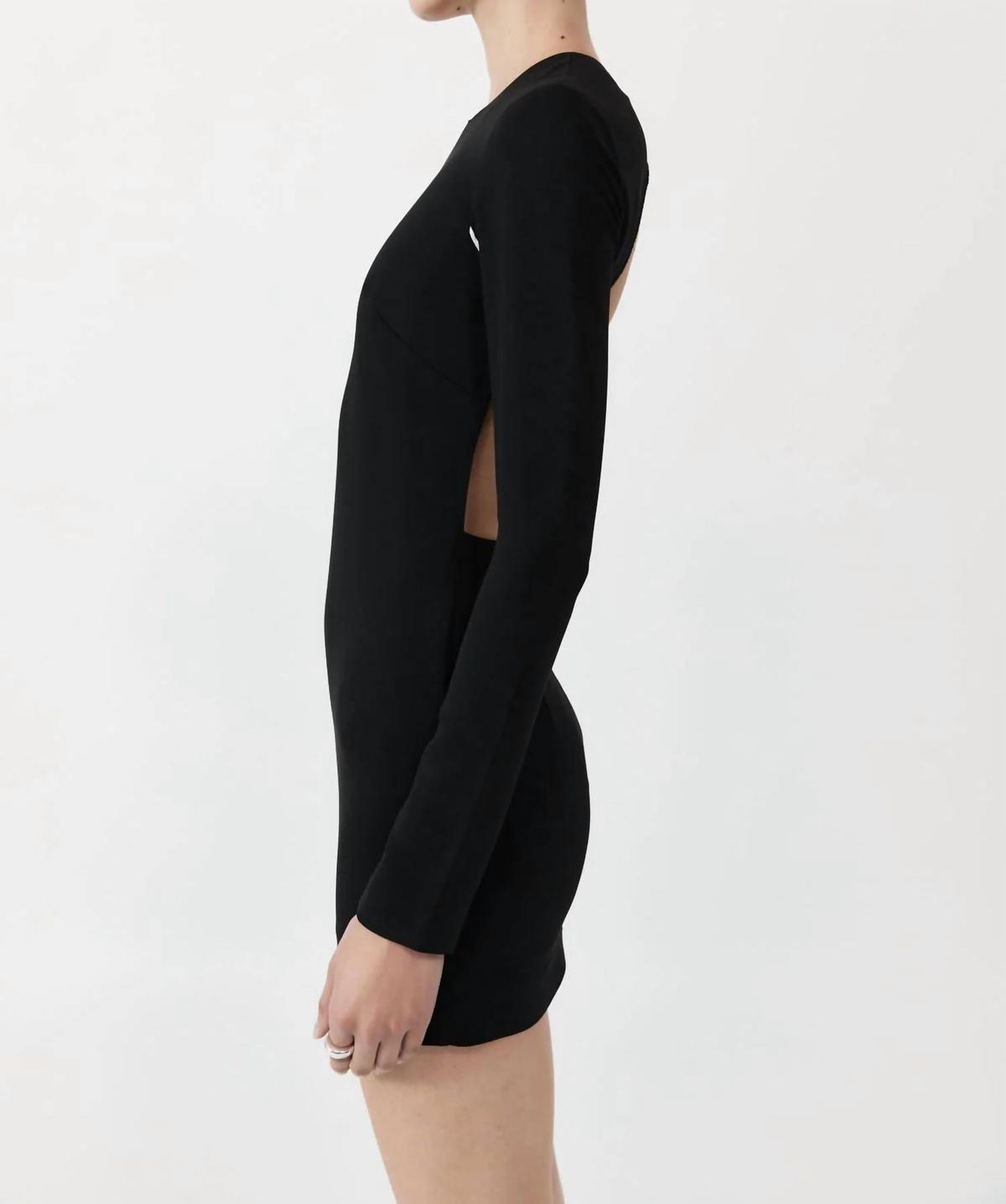 Style 1-1623231411-2588 St. Agni Size XS Long Sleeve Black Cocktail Dress on Queenly