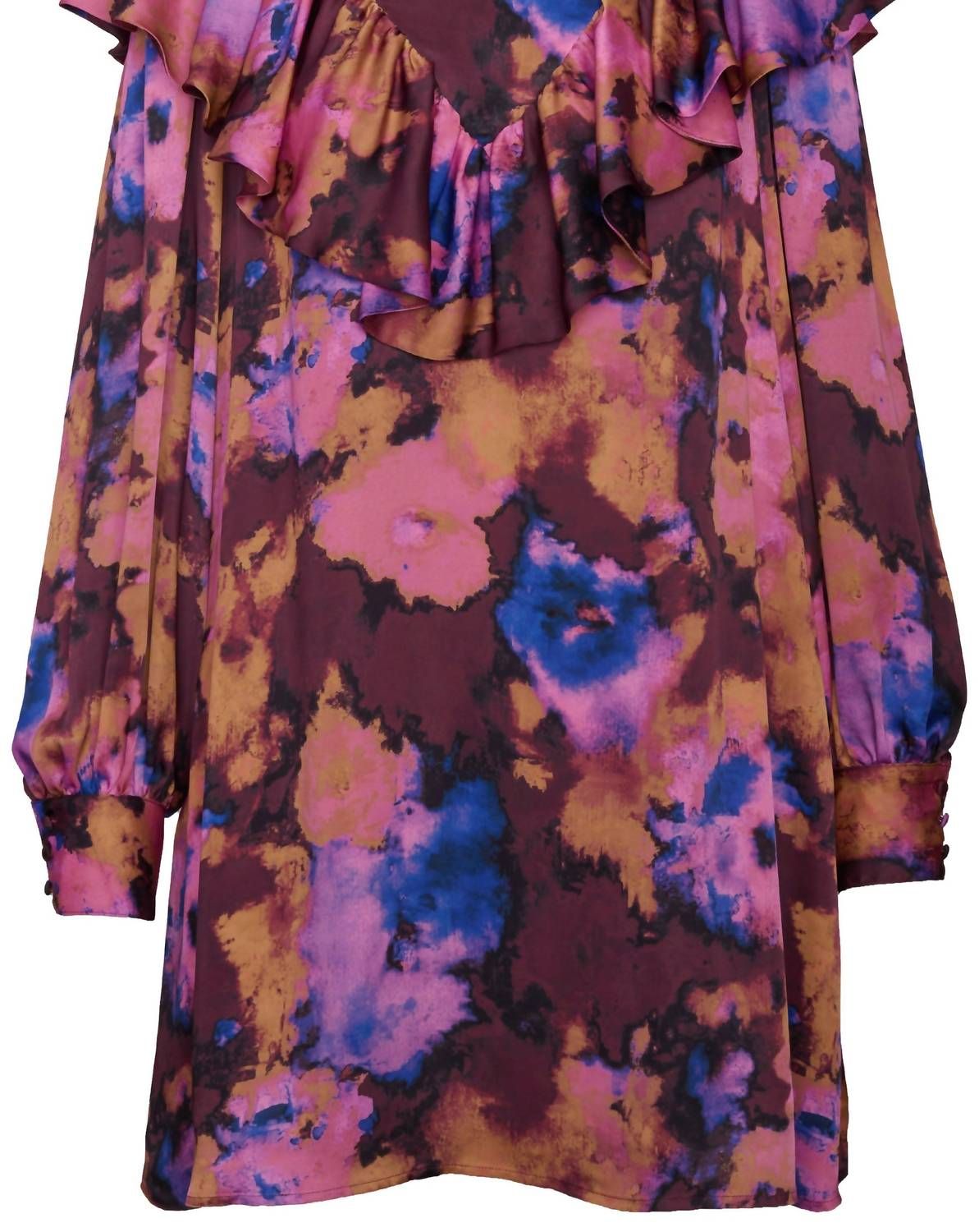 Style 1-1640895793-3236 Crosby by Mollie Burch Size S Floral Purple Cocktail Dress on Queenly