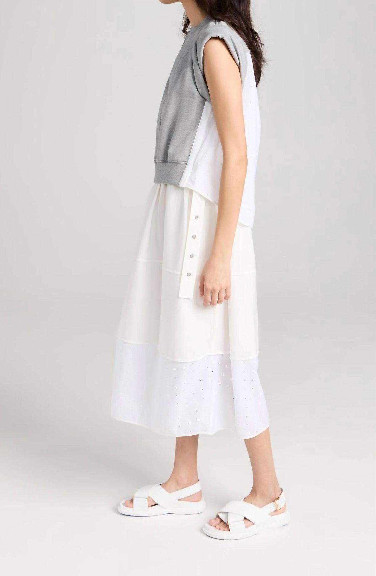 Style 1-2154302082-3471 3.1 Phillip Lim Size S Cap Sleeve Gray Cocktail Dress on Queenly