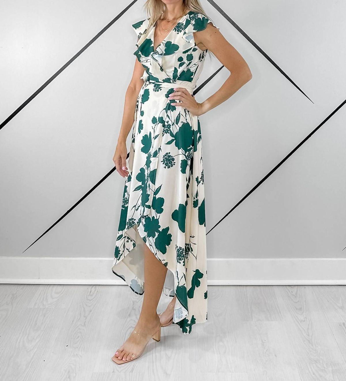 Style 1-2181774916-2791 HYFVE Size L Green Cocktail Dress on Queenly