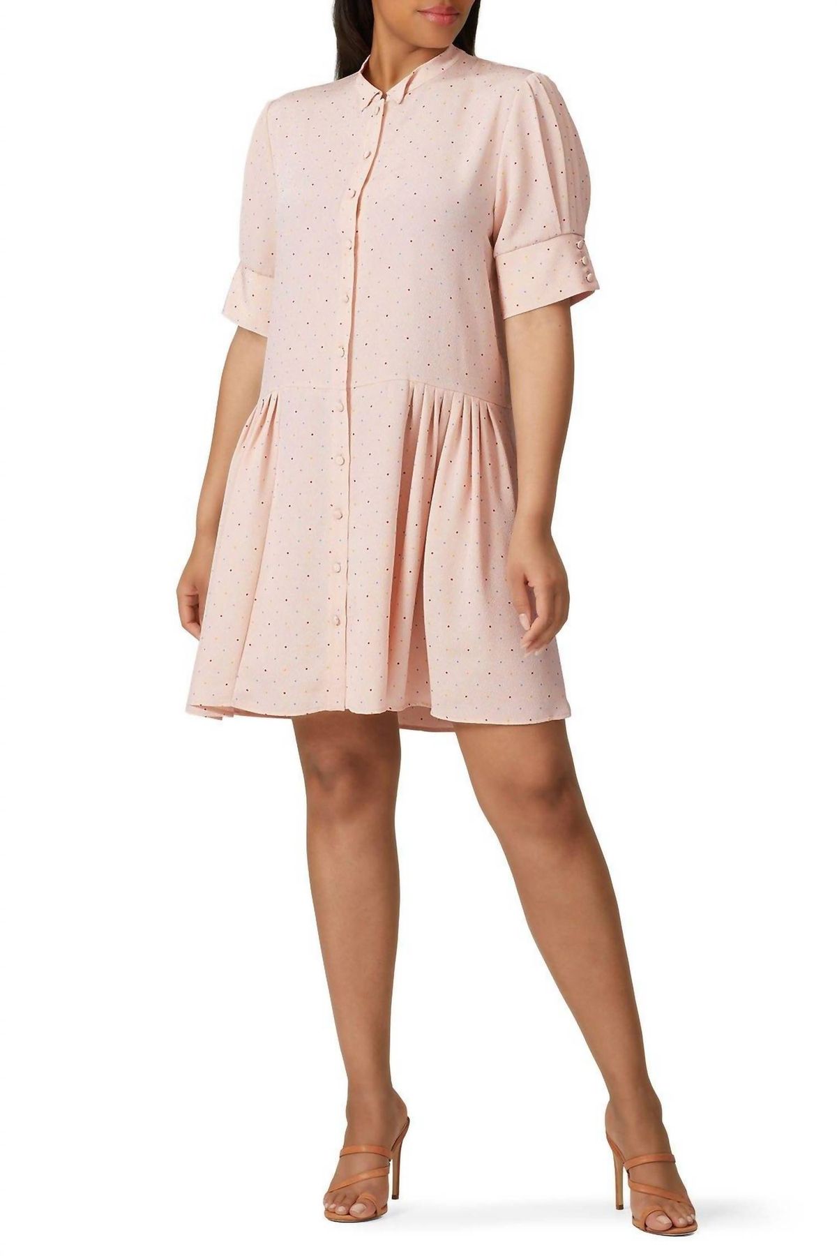 Style 1-3186846083-1901-1 Deborah Lyons Size 6 High Neck Pink Cocktail Dress on Queenly