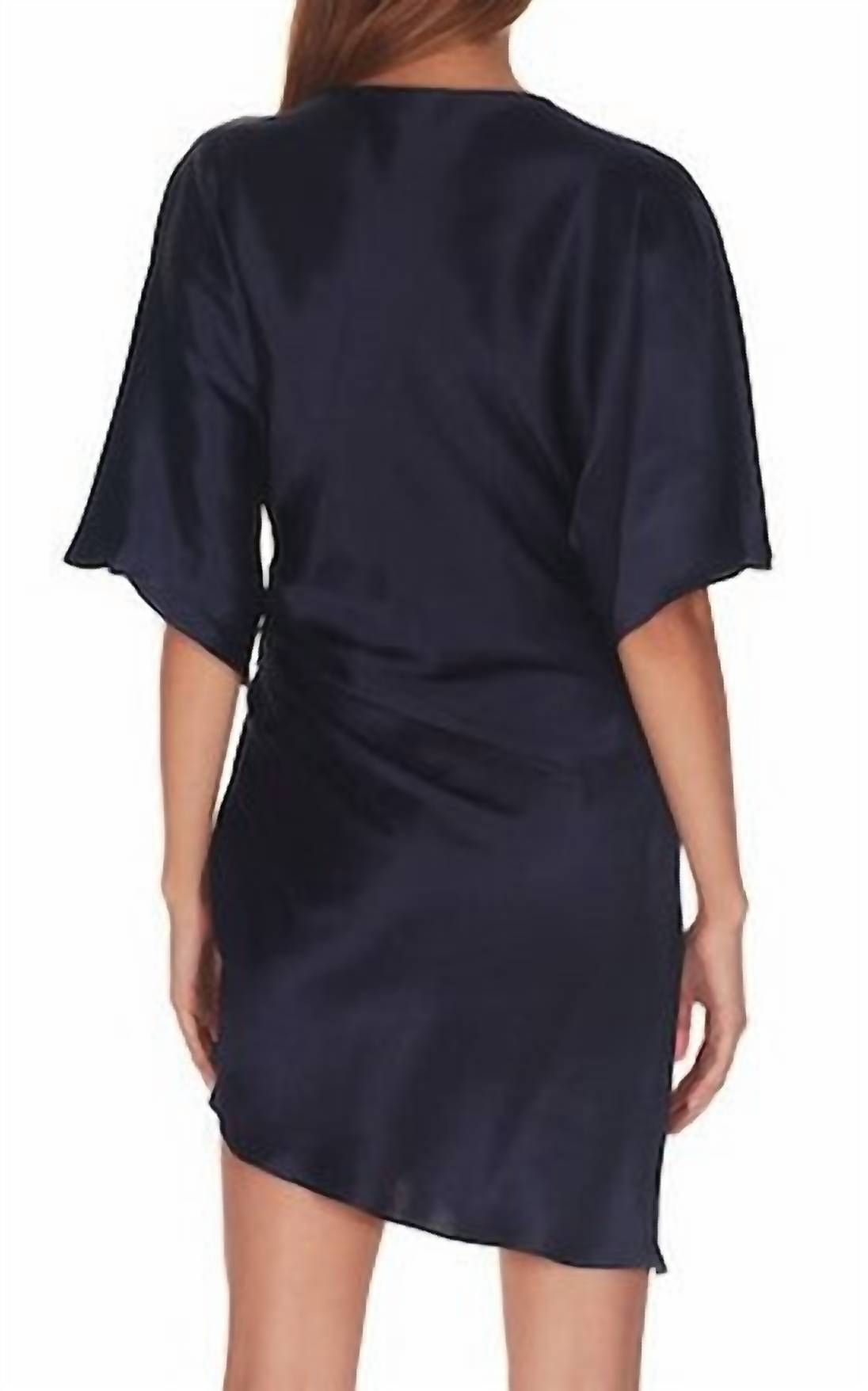 Style 1-4014474941-3855 Amanda Uprichard Size XS Satin Blue Cocktail Dress on Queenly