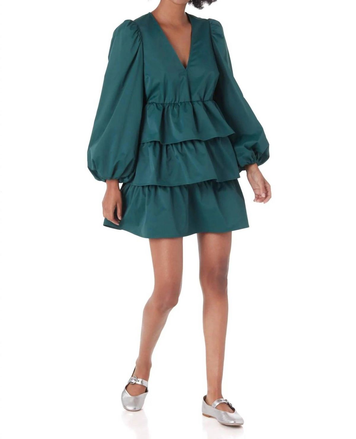 Style 1-4154230735-2696 Crosby by Mollie Burch Size L Prom Green Cocktail Dress on Queenly