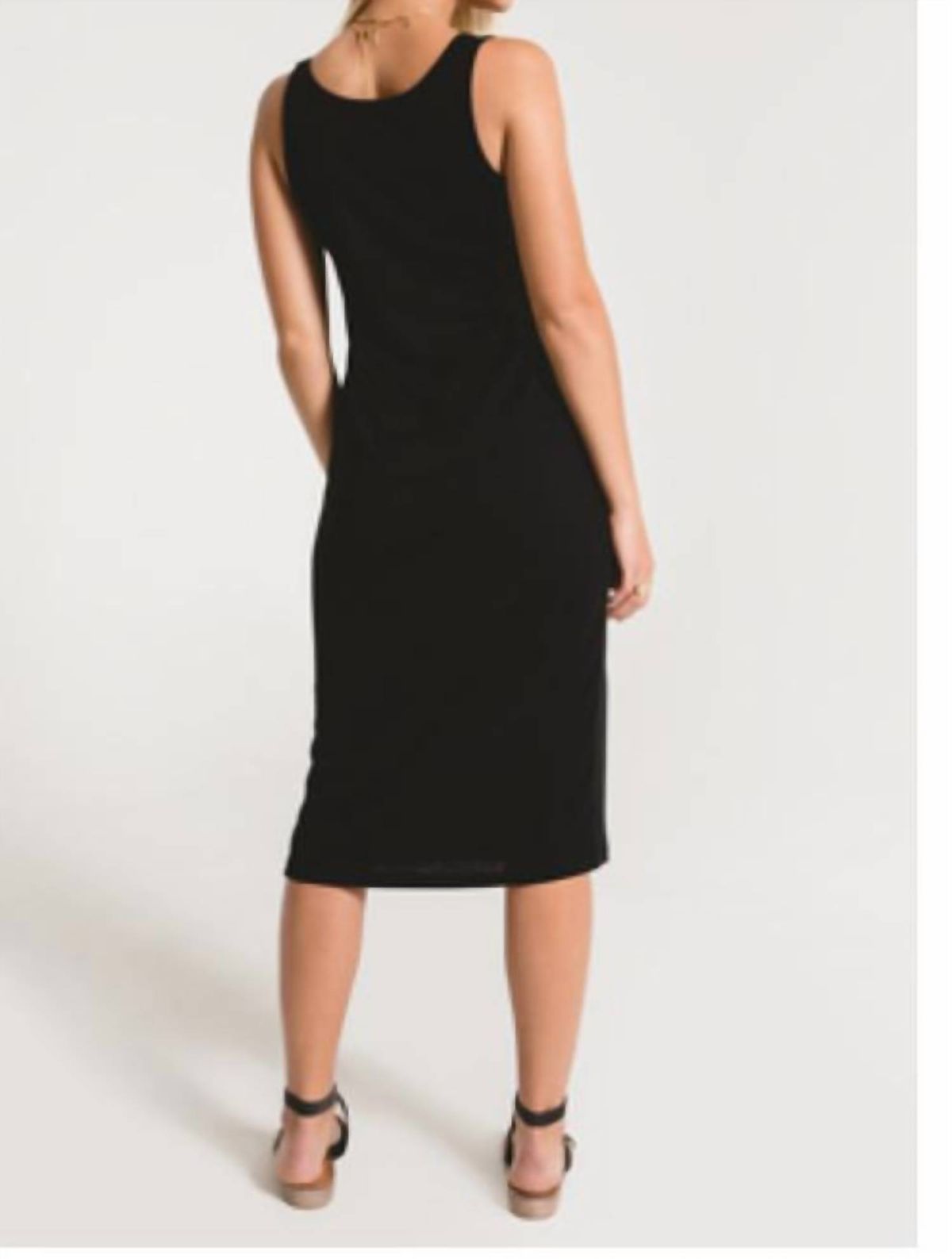 Style 1-479621611-2793 Z Supply Size L Black Cocktail Dress on Queenly