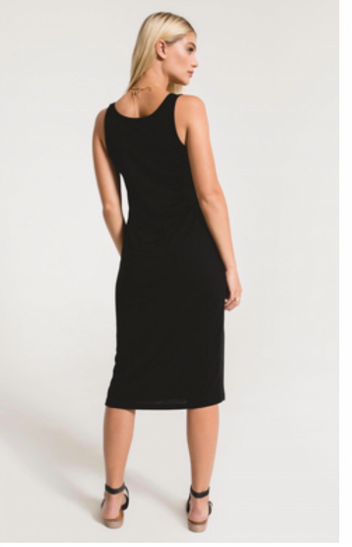 Style 1-479621611-3472 Z Supply Size S Black Cocktail Dress on Queenly