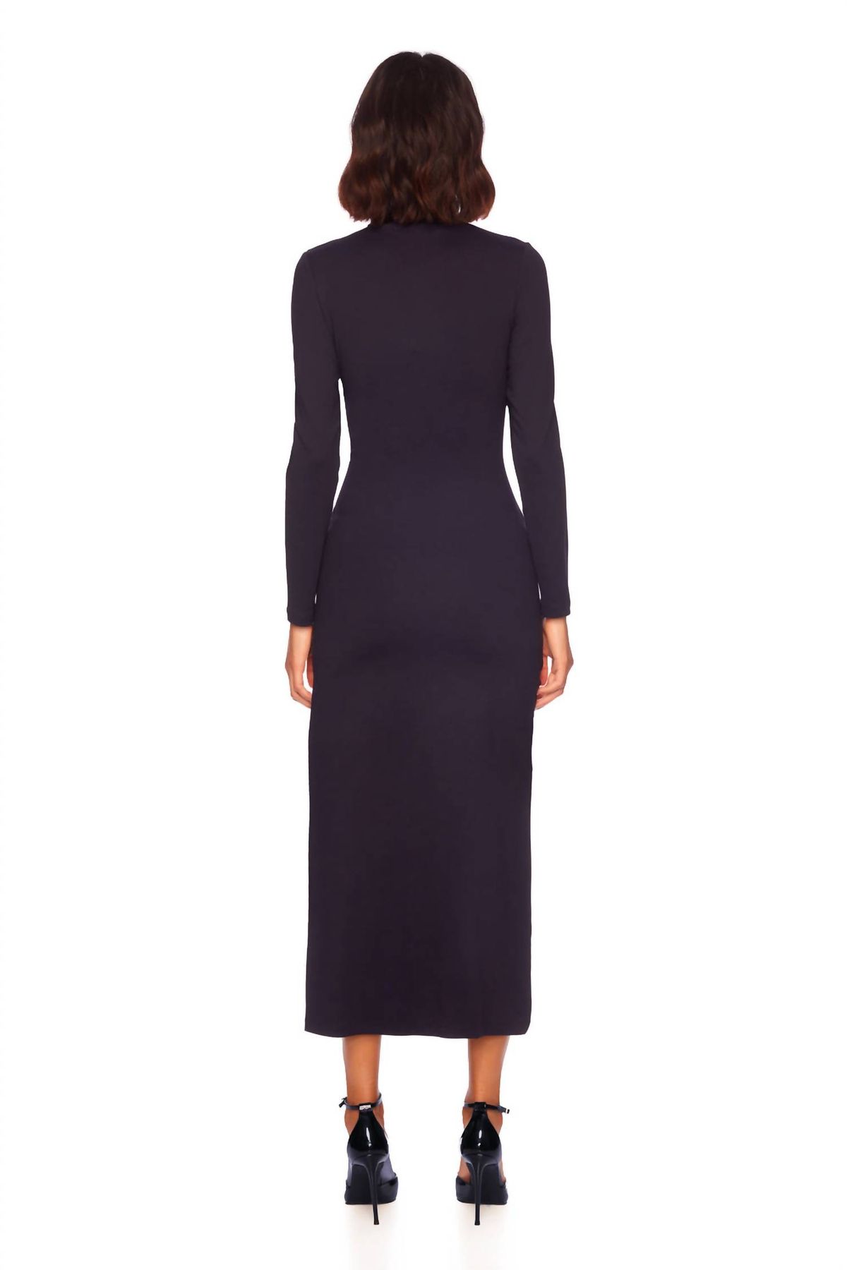 Style 1-518984391-3855 Susana Monaco Size XS Long Sleeve Black Cocktail Dress on Queenly