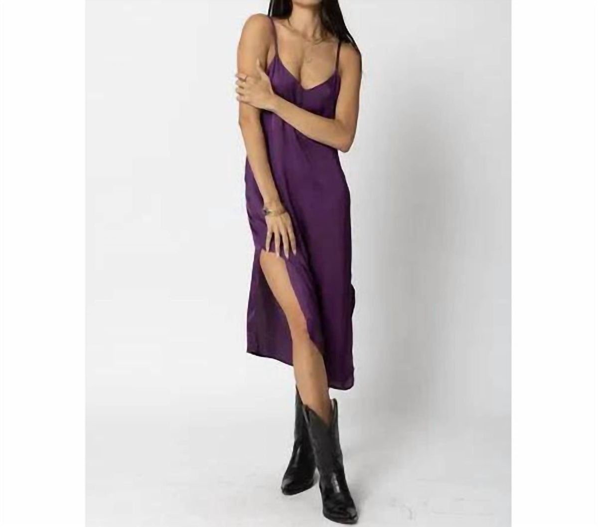Style 1-583388949-3011 Stillwater Size M Satin Purple Cocktail Dress on Queenly