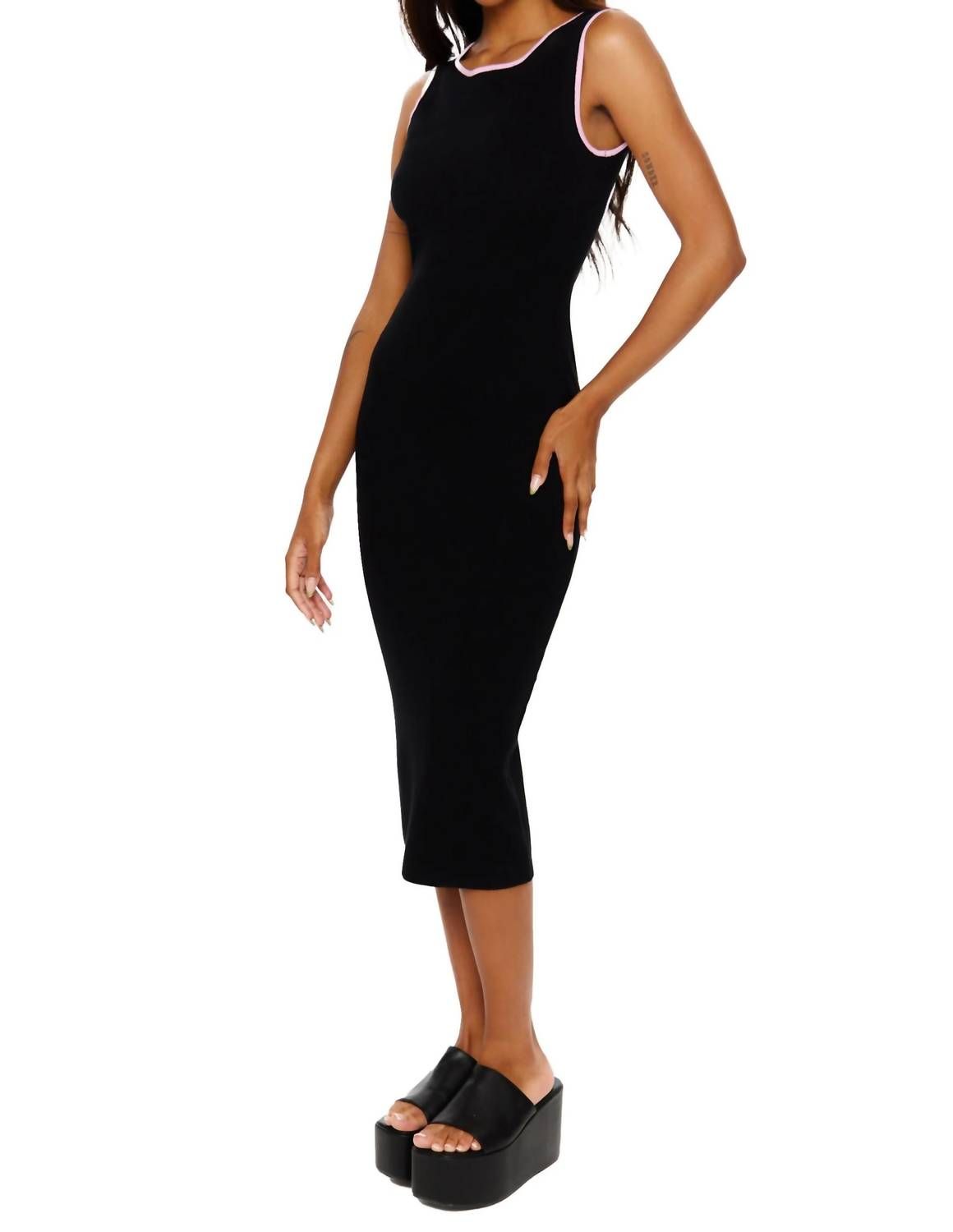 Style 1-981797168-2696 ANOTHER GIRL Size L Black Cocktail Dress on Queenly
