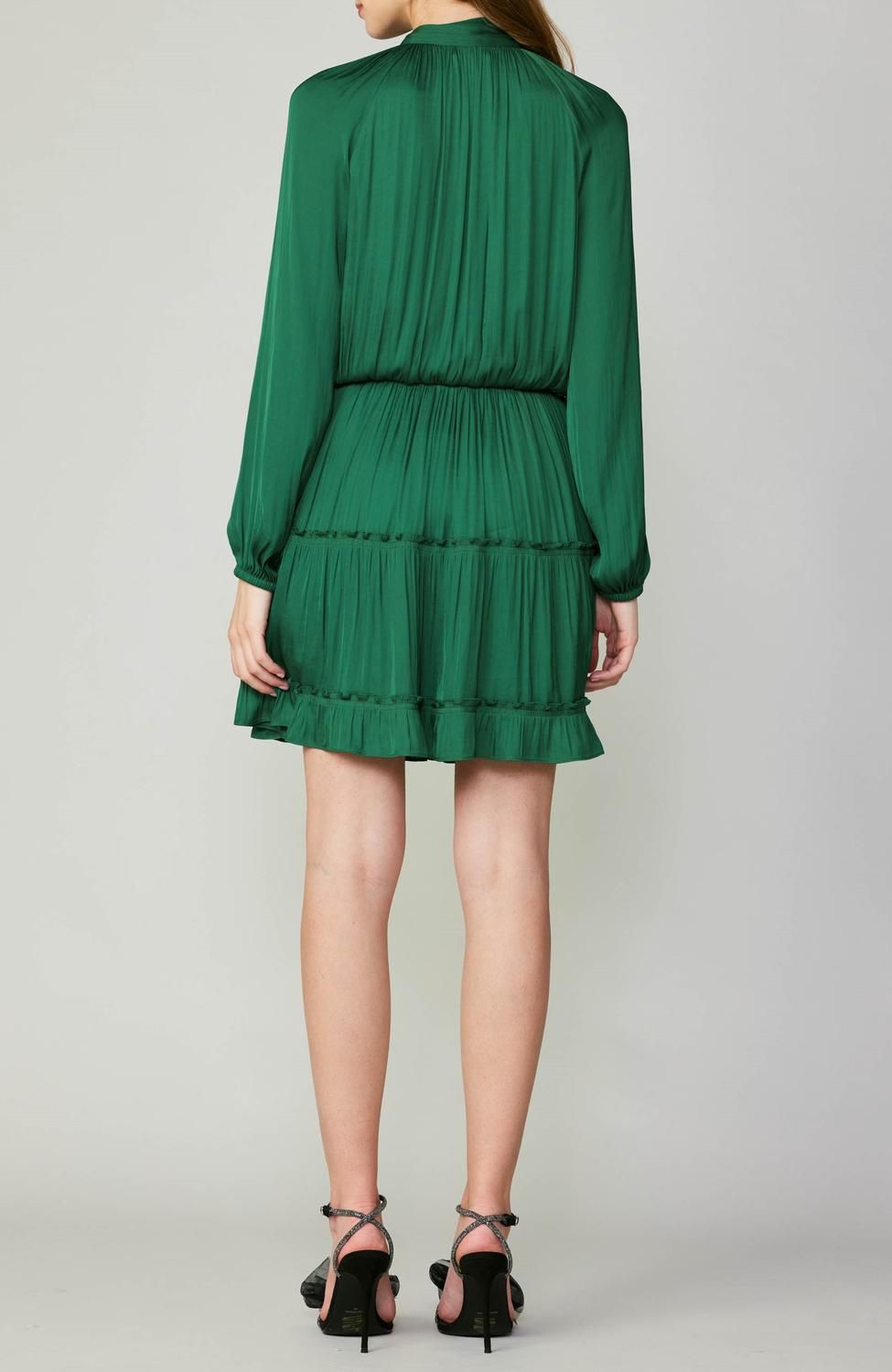 Style 1-1516589466-3236 current air Size S Long Sleeve Emerald Green Cocktail Dress on Queenly