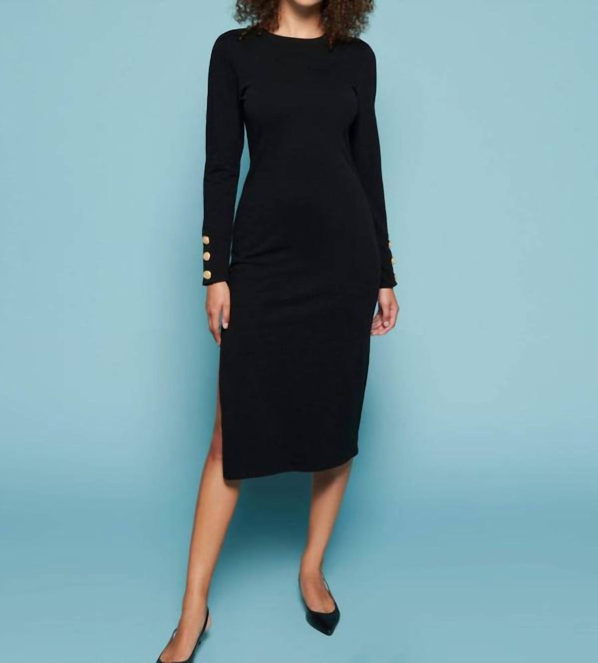 Style 1-1529916849-3852 Nation LTD Size XS Long Sleeve Black Cocktail Dress on Queenly