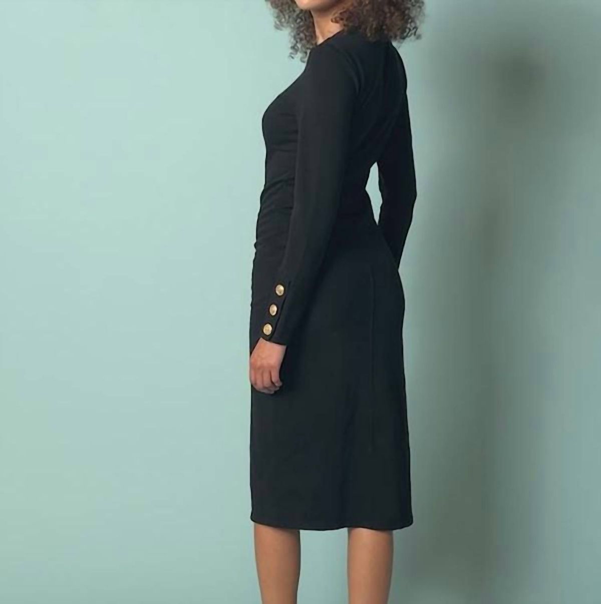 Style 1-1529916849-3852 Nation LTD Size XS Long Sleeve Black Cocktail Dress on Queenly