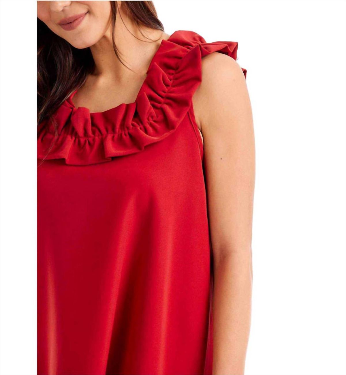 Style 1-1596200745-2791 mudpie Size L Red Cocktail Dress on Queenly