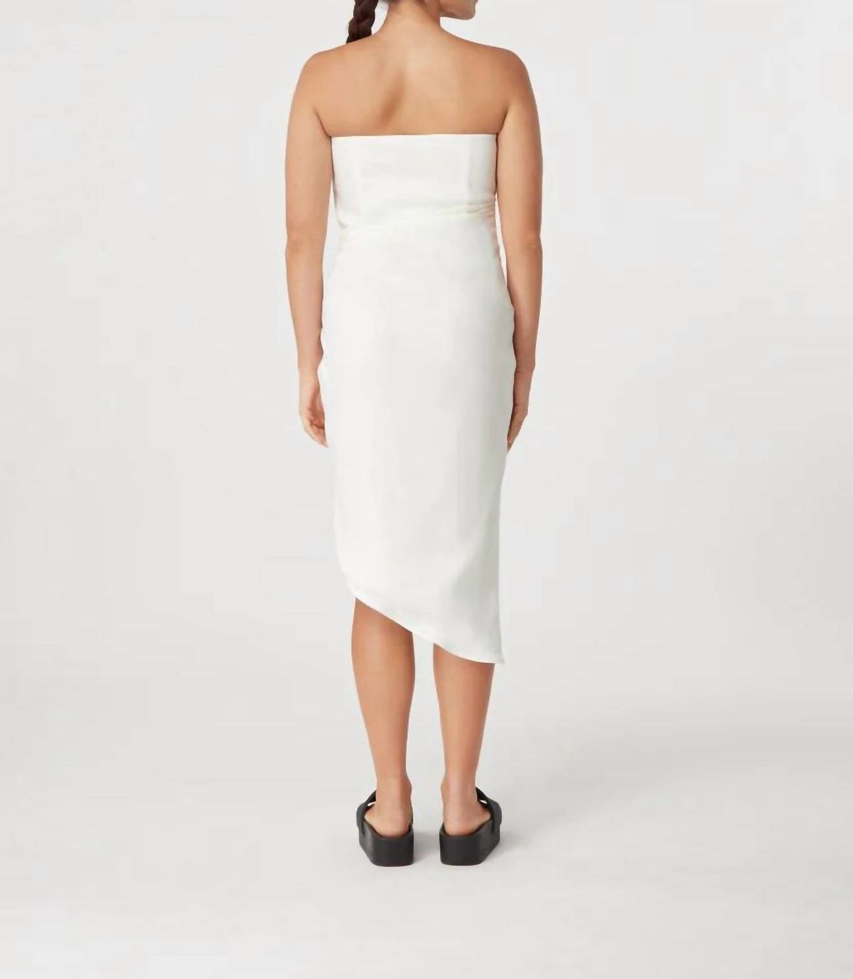 Style 1-1640054018-1502 GAUGE 81 Plus Size 40 Strapless White Cocktail Dress on Queenly