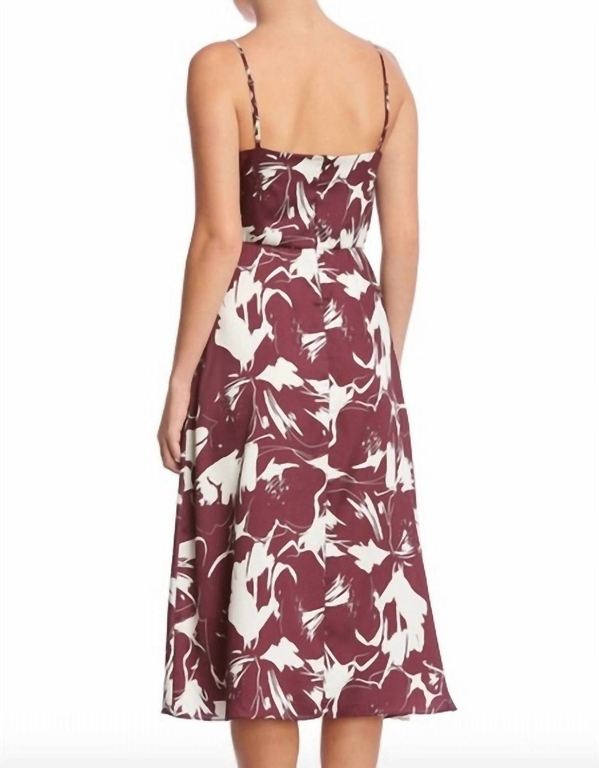 Style 1-2607554417-2696 Bailey 44 Size L Floral Red Cocktail Dress on Queenly