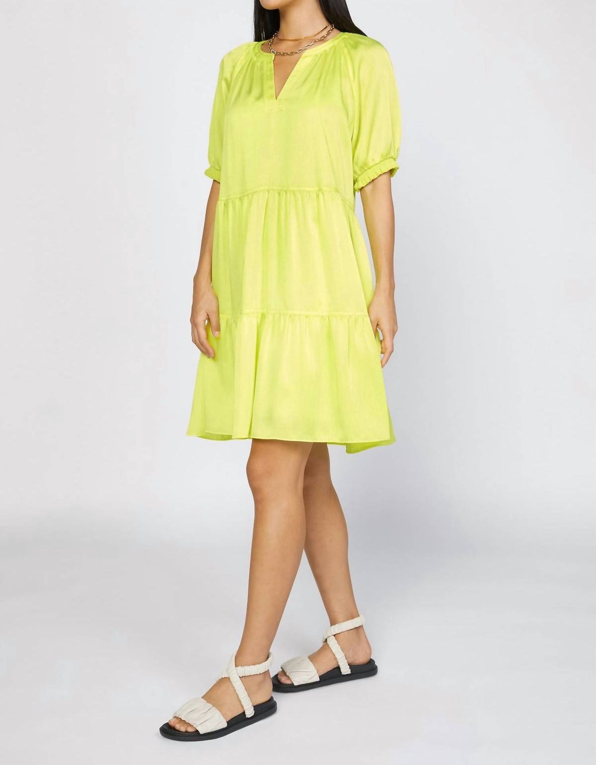 Style 1-3365113731-3236 current air Size S Yellow Cocktail Dress on Queenly