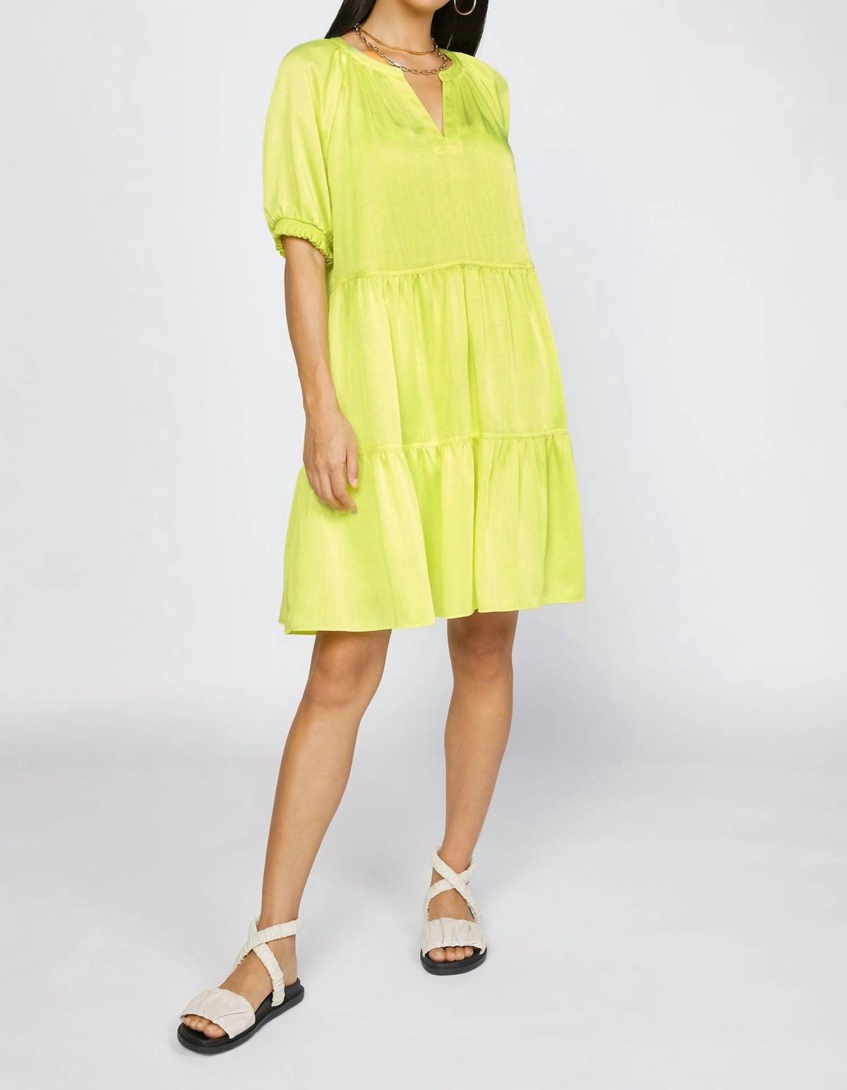 Style 1-3365113731-3236 current air Size S Yellow Cocktail Dress on Queenly