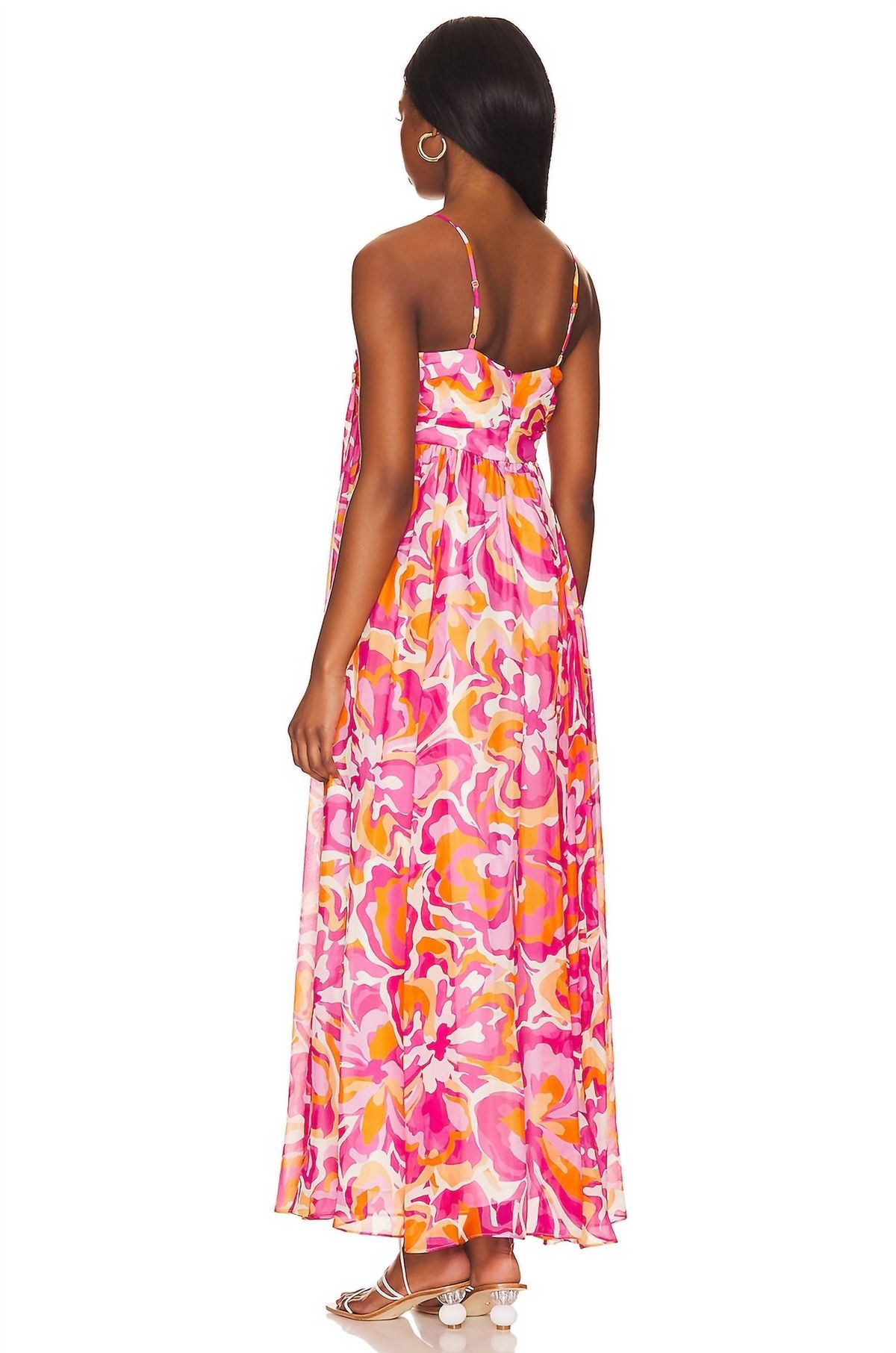 Style 1-3582053493-2168 Cami NYC Size 8 Satin Pink Floor Length Maxi on Queenly