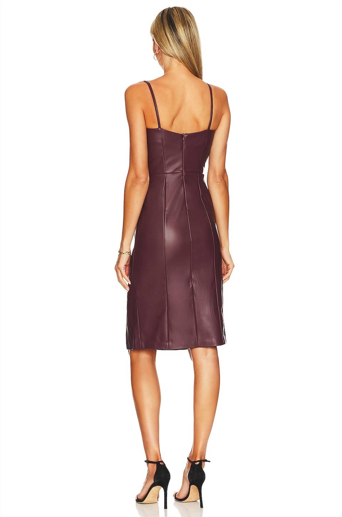Style 1-694199193-1498 STEVE MADDEN Size 4 Brown Cocktail Dress on Queenly