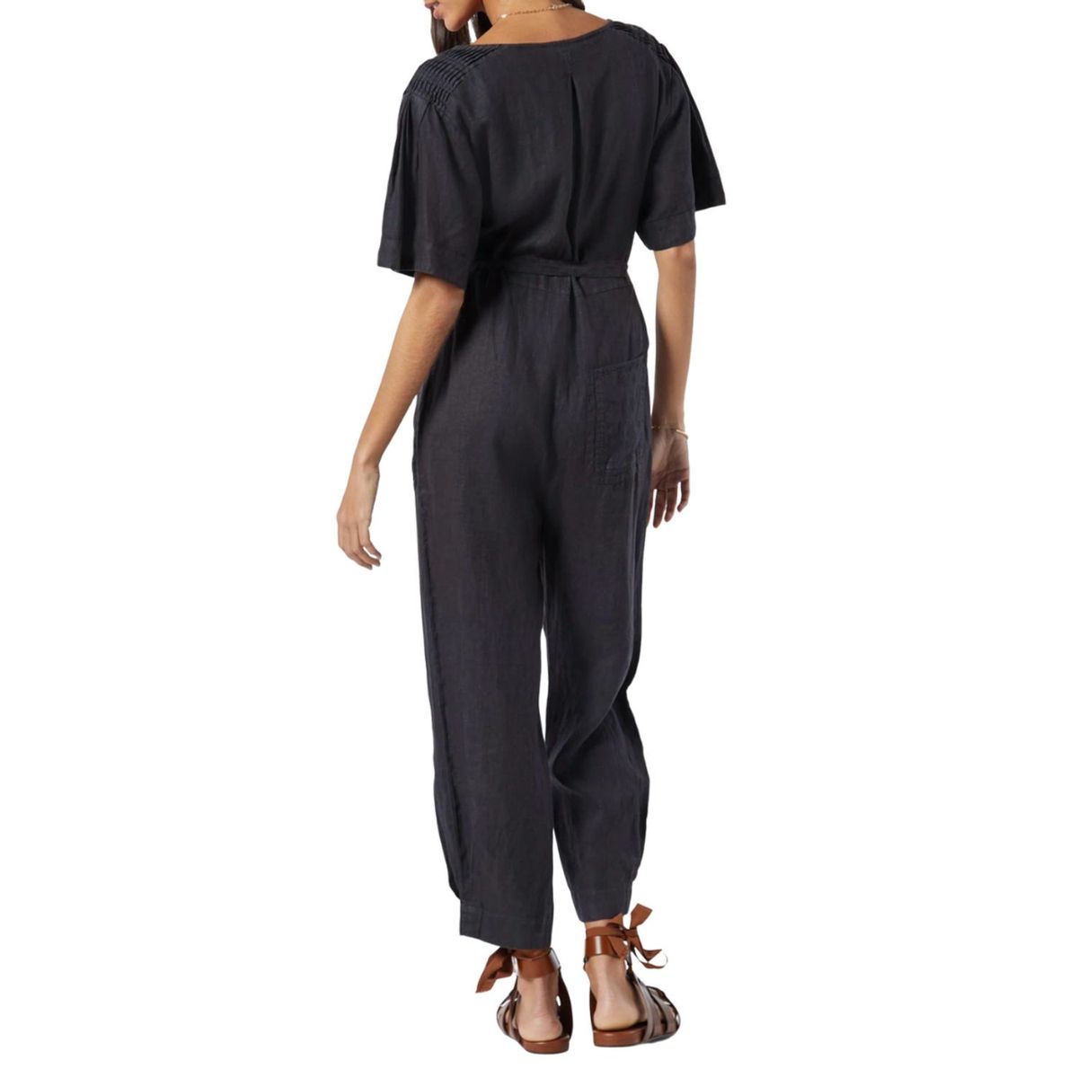 Style 1-1261782965-2696 Joie Size L Black Formal Jumpsuit on Queenly