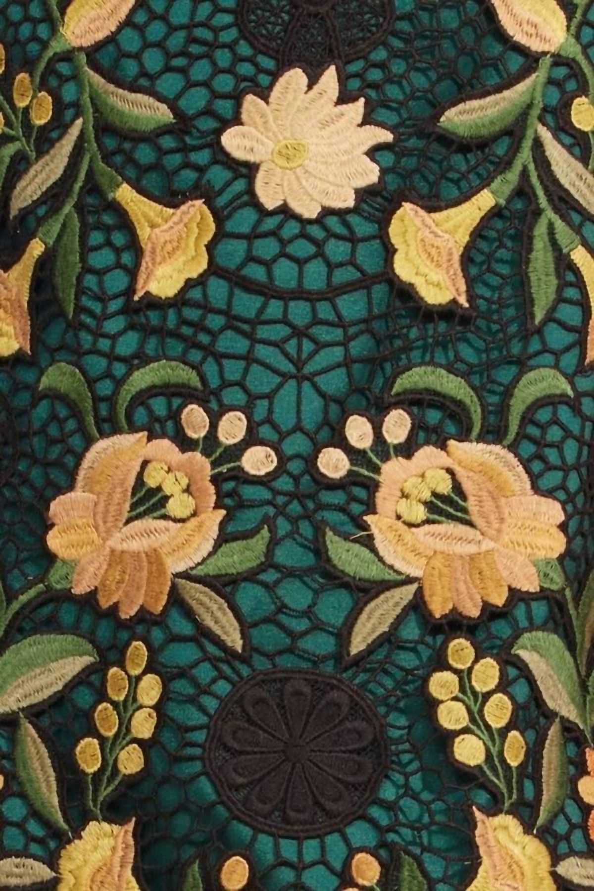 Style 1-1310151337-1498 EVA FRANCO Size 4 Halter Floral Multicolor Formal Jumpsuit on Queenly