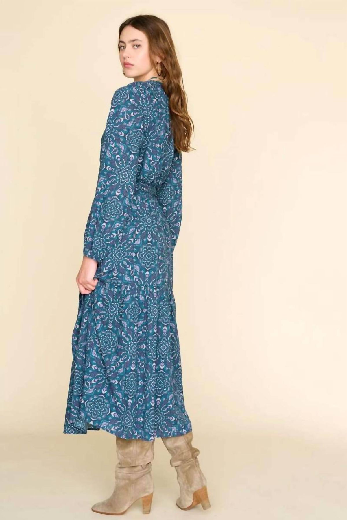 Style 1-1360116528-3236 XIRENA Size S Long Sleeve Blue Cocktail Dress on Queenly