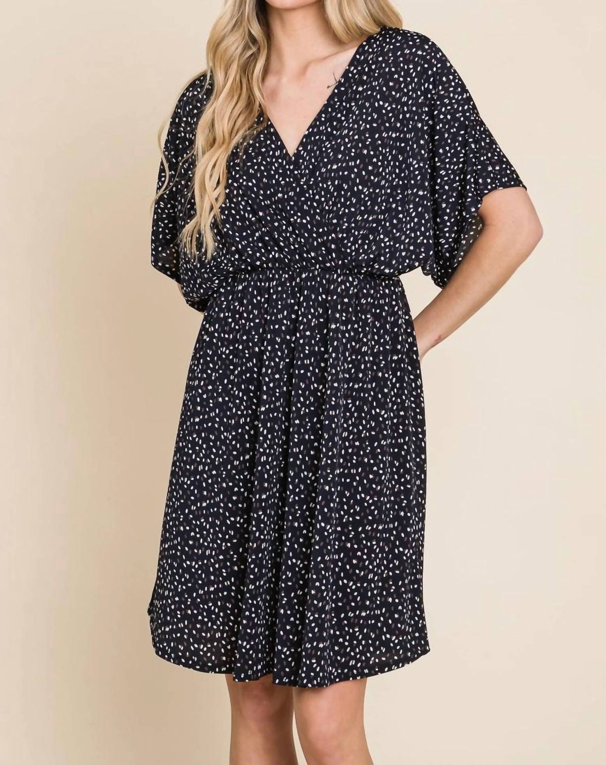 Style 1-1684318766-2791 BOMBOM Size L Navy Blue Cocktail Dress on Queenly