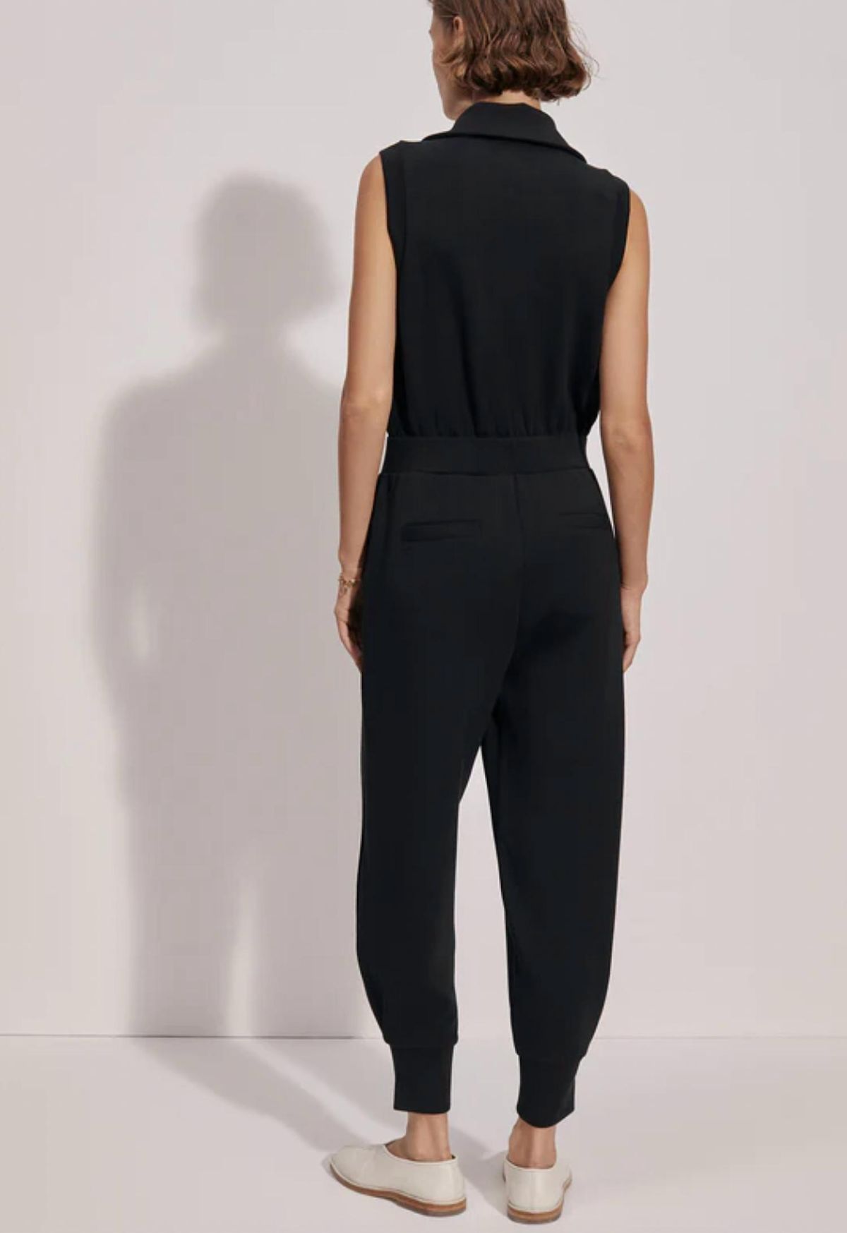 Style 1-2019213995-3236 VARLEY Size S High Neck Black Formal Jumpsuit on Queenly