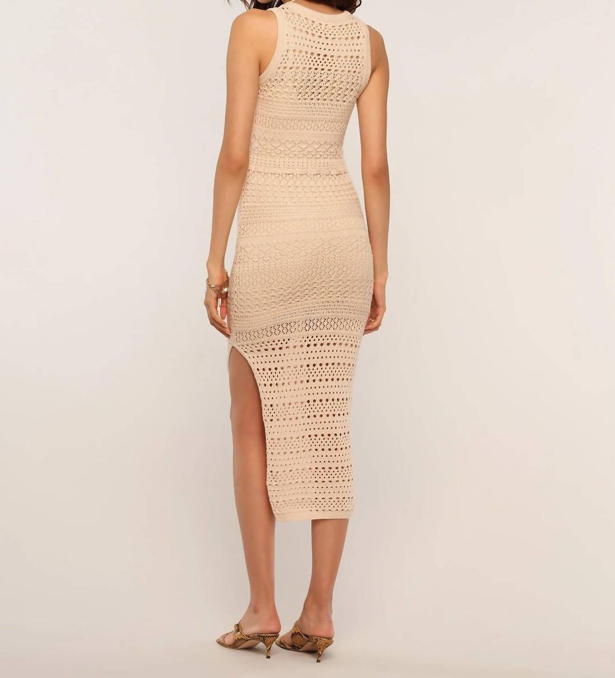 Style 1-2096325280-2791 heartloom Size L Nude Cocktail Dress on Queenly
