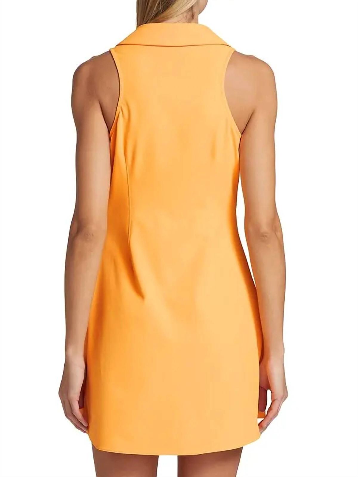 Style 1-2177762747-1901 cinq a sept Size 6 High Neck Orange Cocktail Dress on Queenly