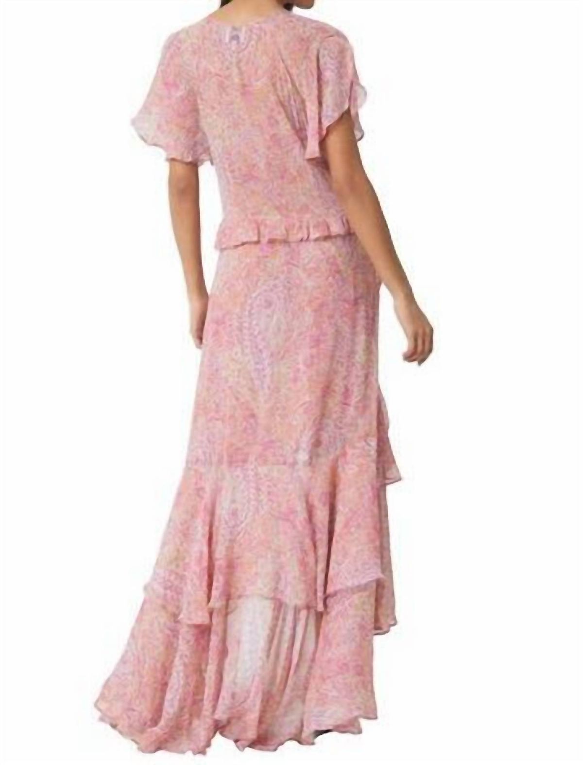 Style 1-2580124482-2901 Misa Los Angeles Size M Pink Floor Length Maxi on Queenly