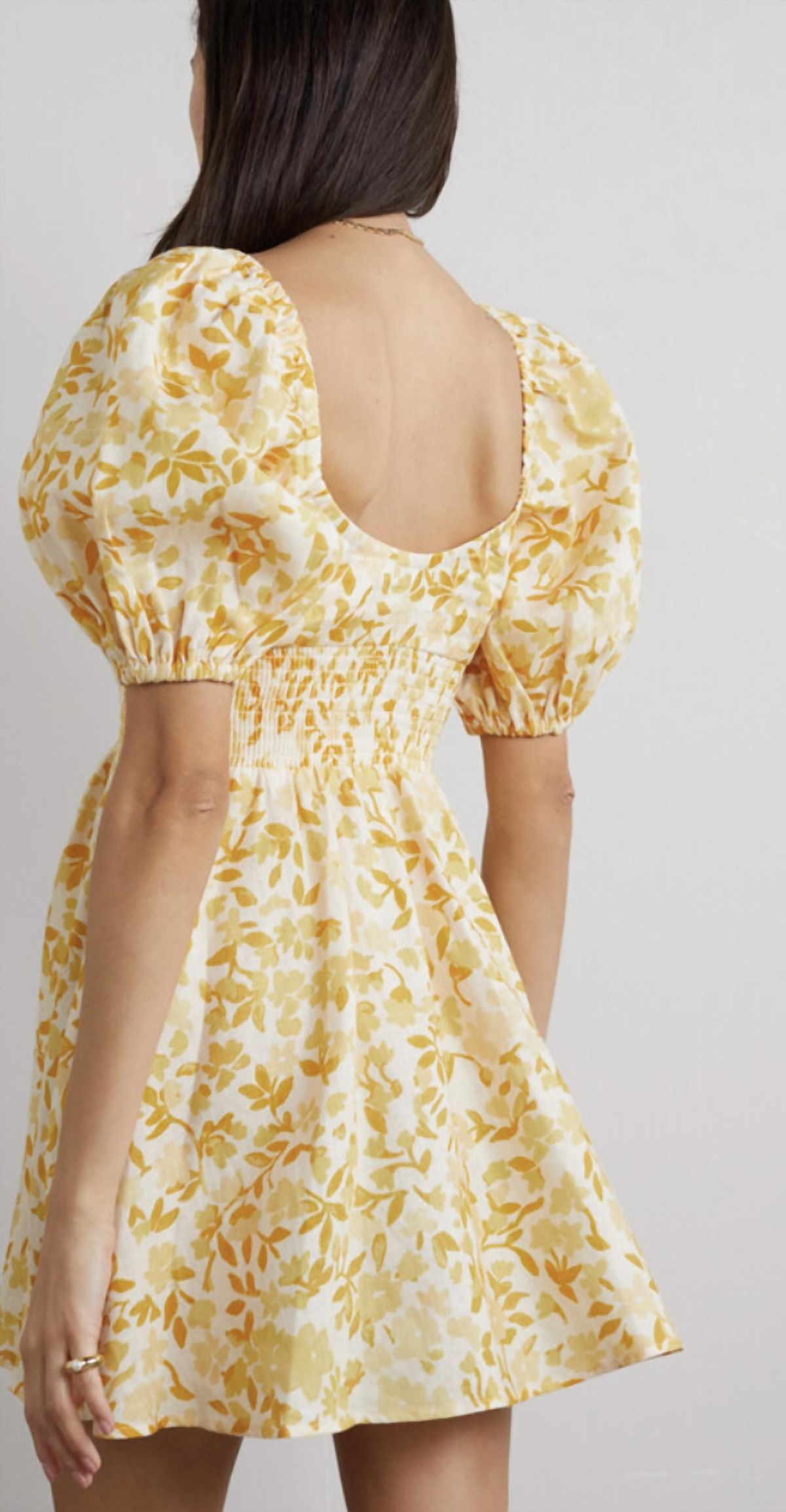 Style 1-2748613537-3775 Peony Size XL Yellow Cocktail Dress on Queenly