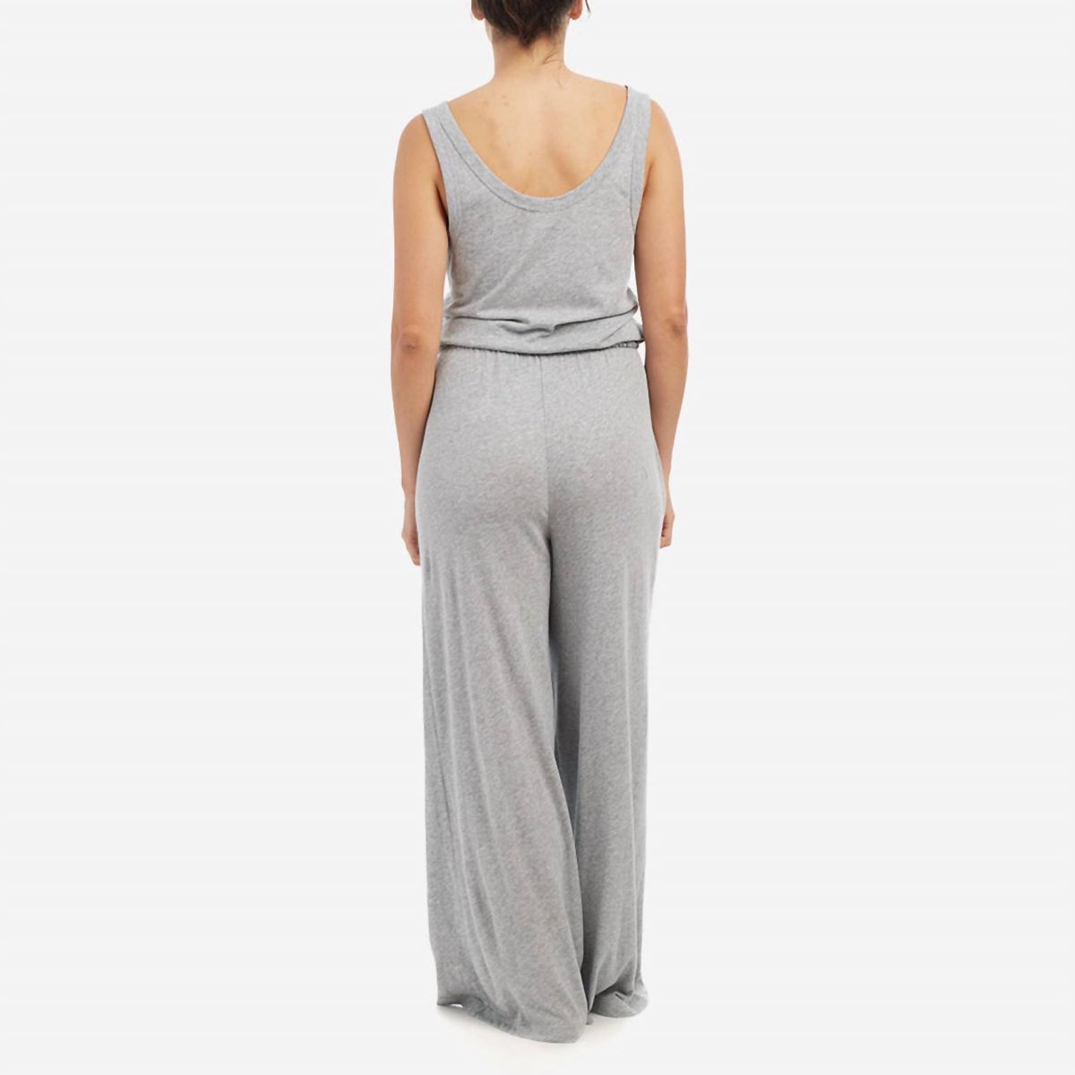 Style 1-2869300150-2696 Eberjey Size L Sequined Gray Formal Jumpsuit on Queenly