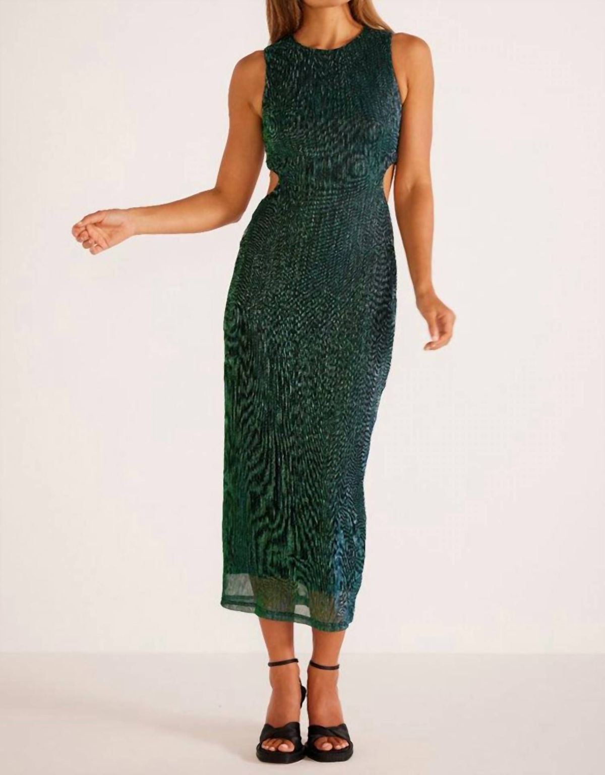 Style 1-2878673391-2696 MINKPINK Size L Emerald Green Cocktail Dress on Queenly