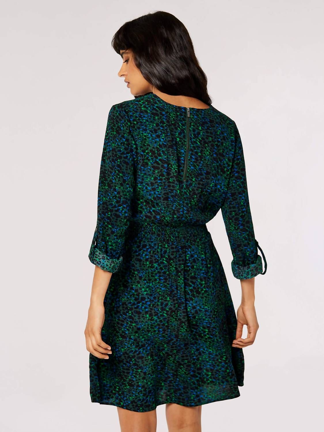 Style 1-2881122926-3775 APRICOT Size XL Green Cocktail Dress on Queenly