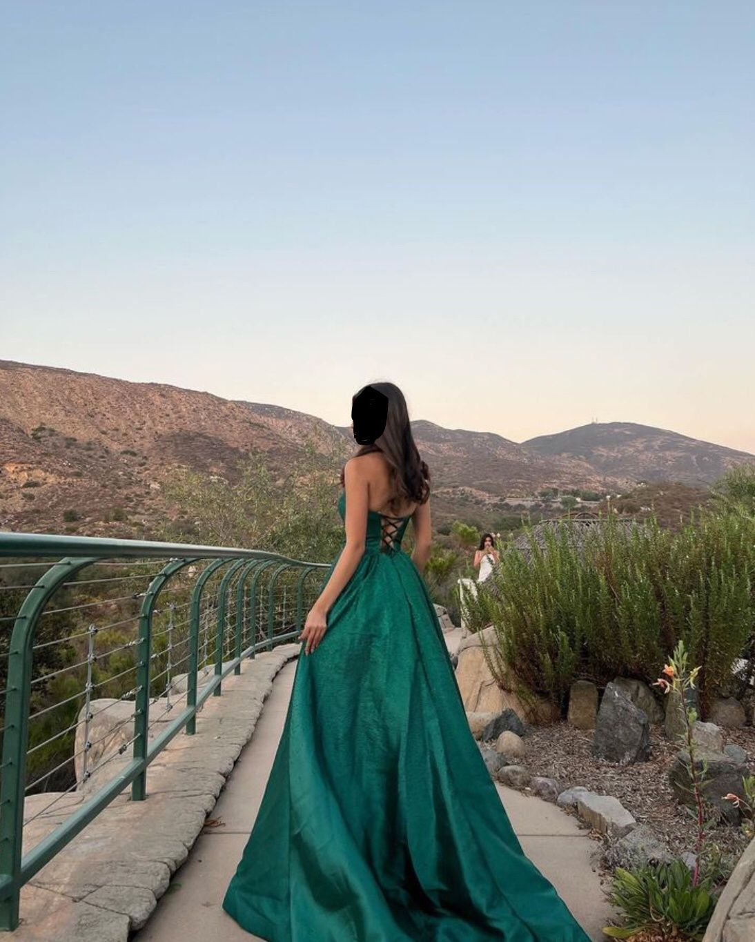Style 54325 Sherri Hill Size 2 Strapless Emerald Green Ball Gown on Queenly