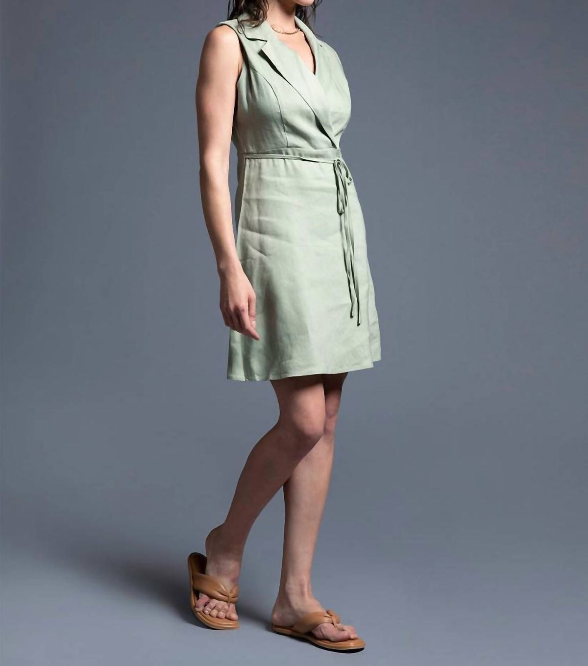 Style 1-312368968-2696 Weekend Los Angeles Size L High Neck Green Cocktail Dress on Queenly