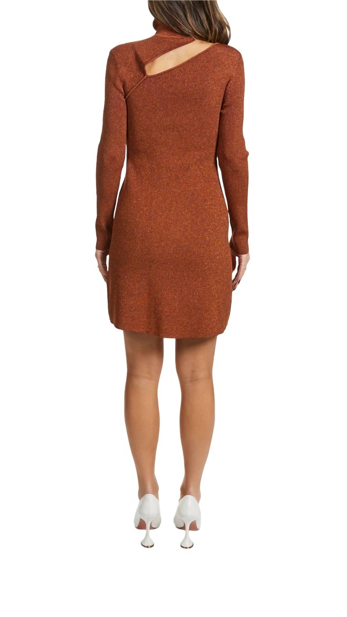 Style 1-3213645086-2791 cult gaia Size L Brown Cocktail Dress on Queenly